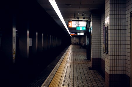 Street photography, Subway, Japan photo