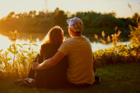 Couple, Lovers, Lake