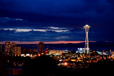 Seattle, United states, Night photo