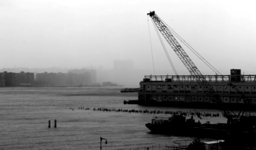 Rain, River, New york photo