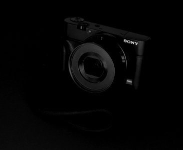 black Sony camera