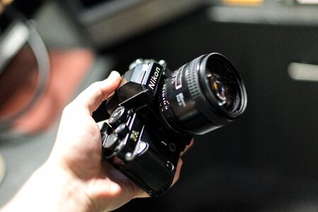 Macro slr gray camera