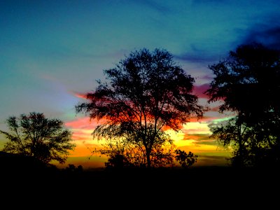 Dawn, Clouds, Sky