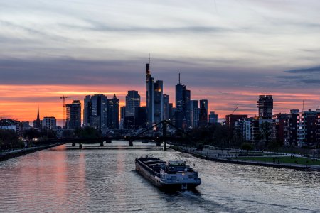 Deutschherrnbr cke, Frankfurt am main, Germany