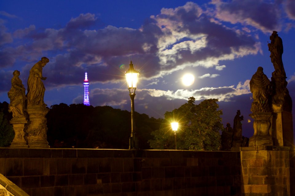 Prague, Czechia, Moon