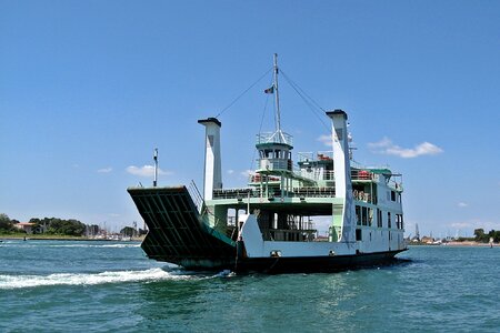 The barge venice italy