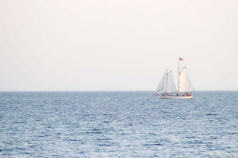 Ssilboat, Ocean, Water