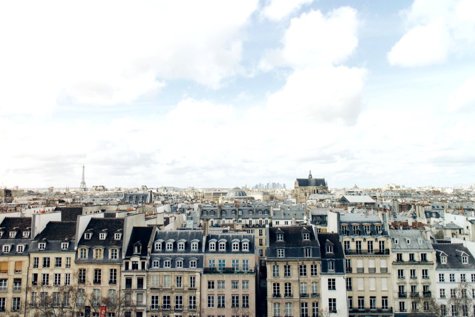 aerial photography of city building s