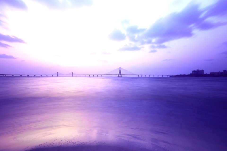 photography of footbridge