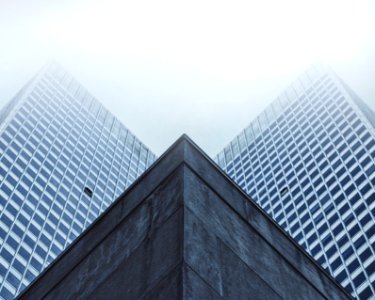 low-angle photography of skyscraper photo