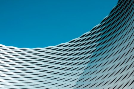 Architecture, Frankfurt, Blue