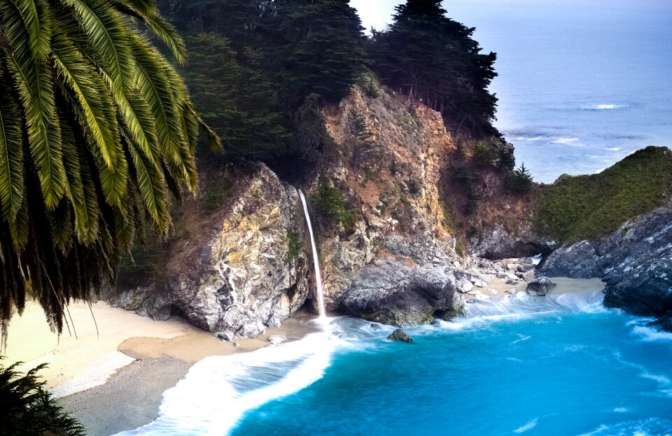 Island landscape mcway falls