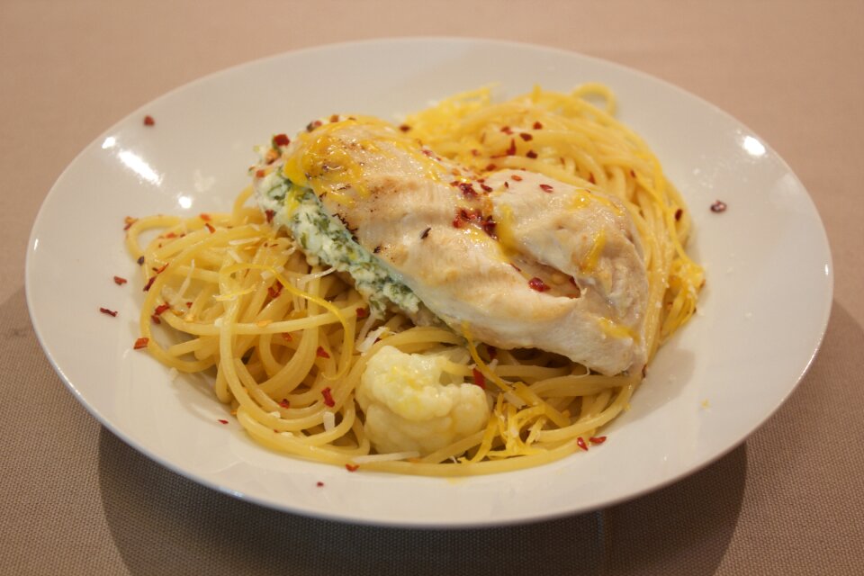 Meal dinner italian