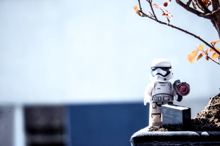 Star Wars Stormtrooper Lego mini fig photo