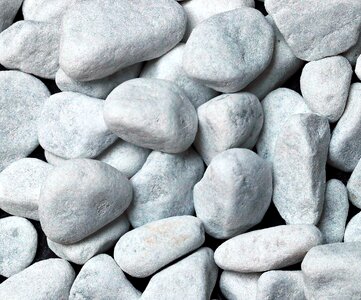 White white stones close up