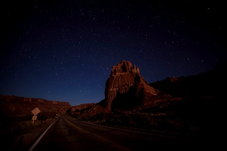 Arches national park, United states, Stars photo