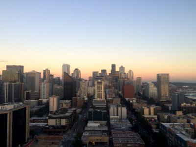 aerial photography of city buildings