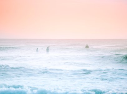 people in sea water