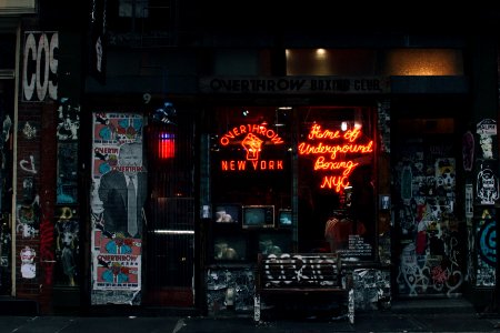 New York Overthrow boxing club photo