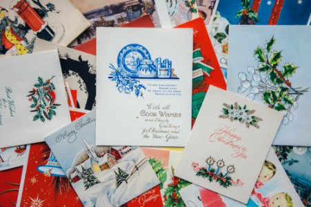 pile of greeting cards