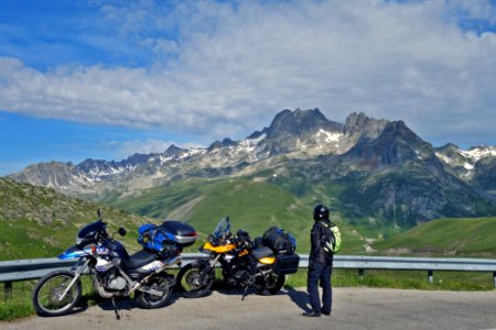Alpes, France, Motorbike