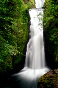 time lapse photography of waterfalls photo