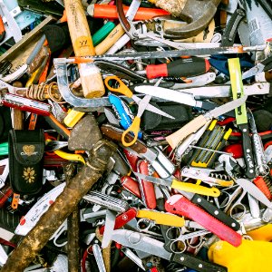 assorted-type hand tool lot photo