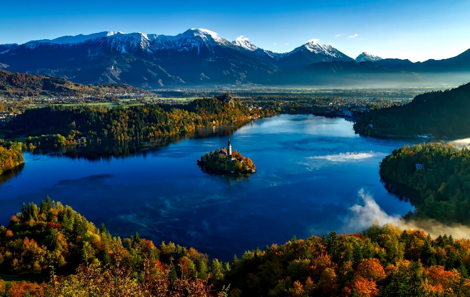 Picturesque slovenia fall