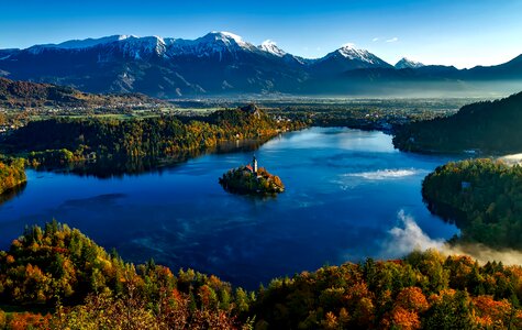Picturesque slovenia fall photo