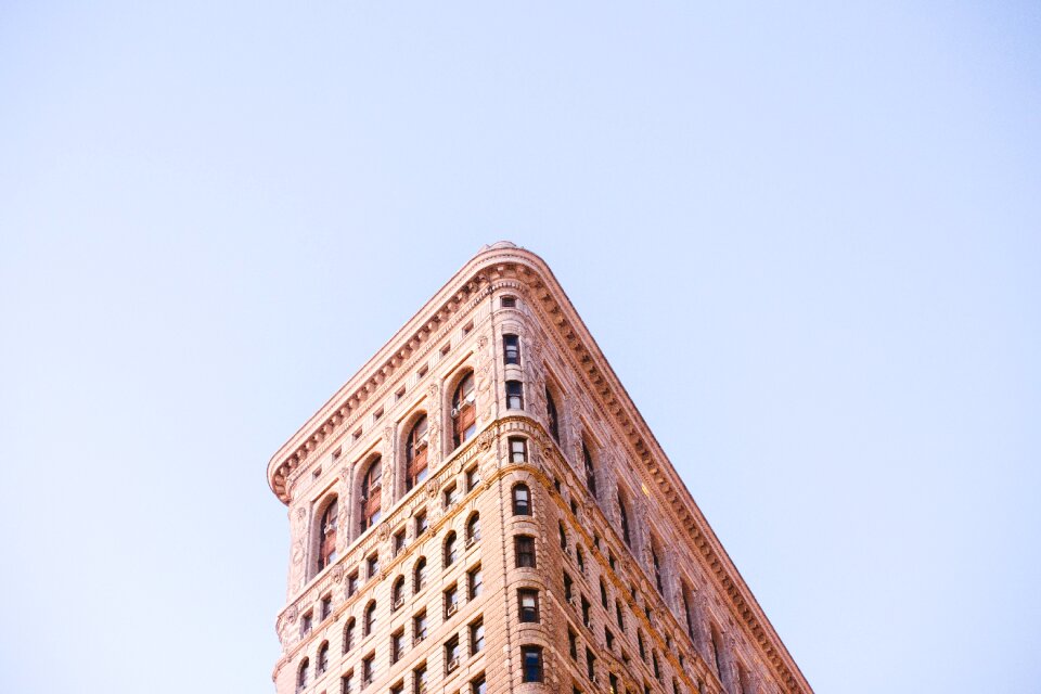 Low angle shot perspective sky photo