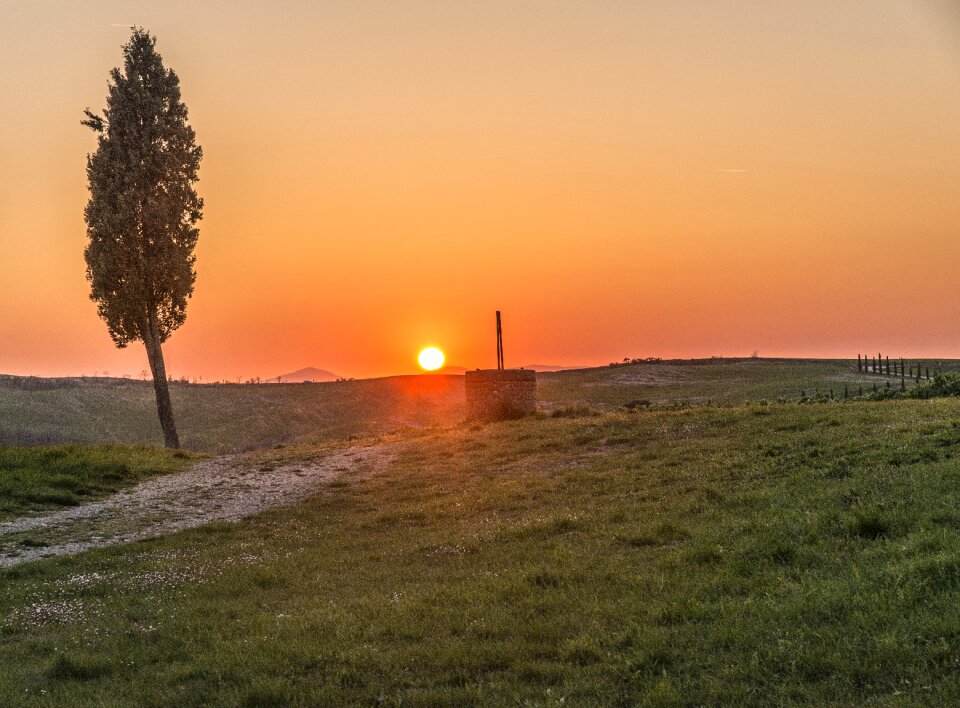 Sun sunset orange