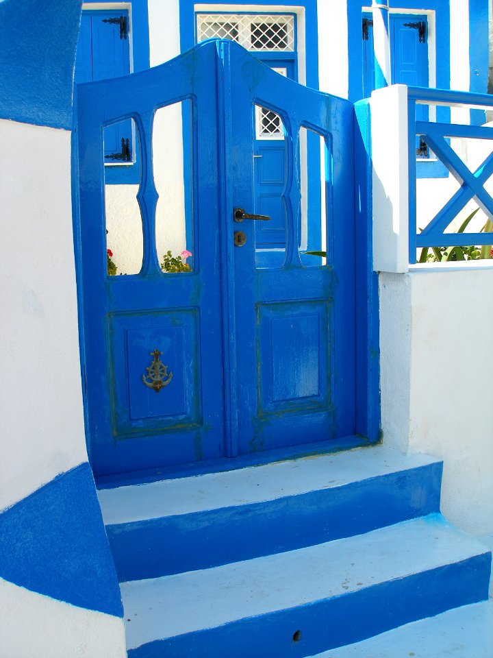 Santorini, Greece, Door