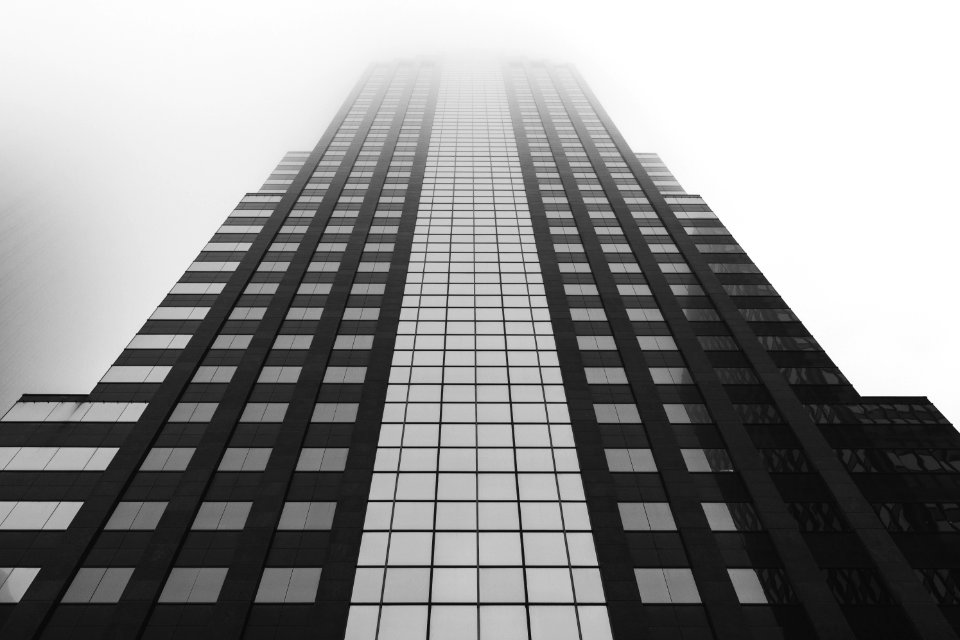 Building, Structure, Black