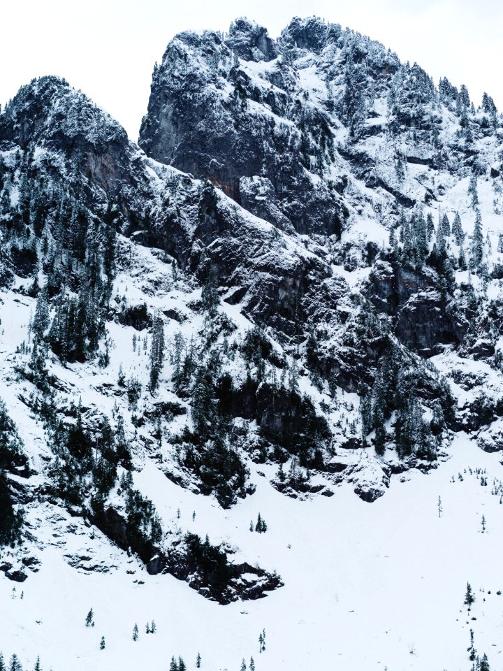 snow covered mountain