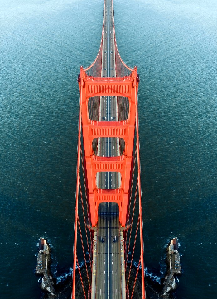 aerial photo of Golden Gate Bridge during daytime