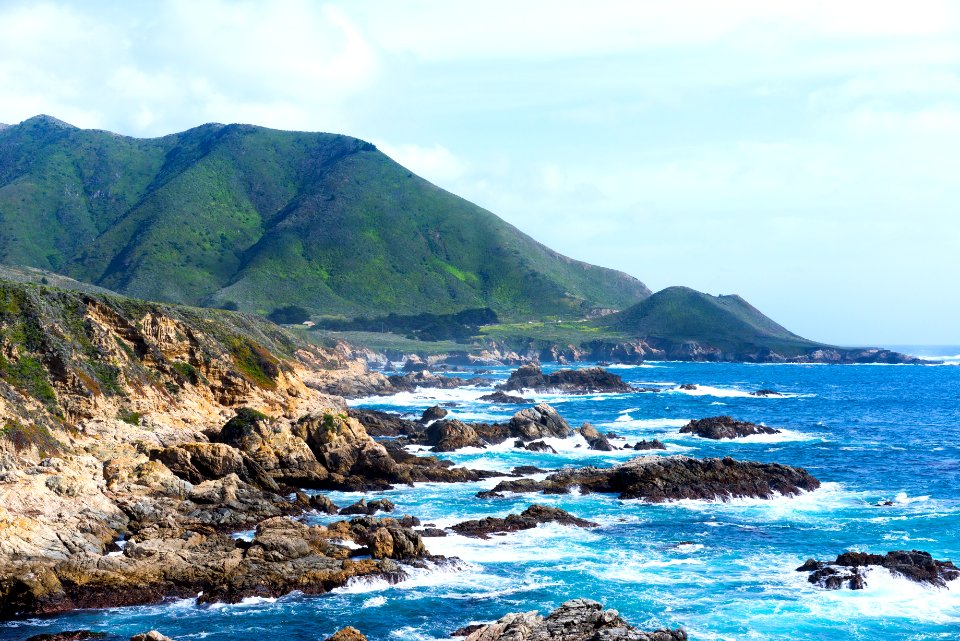 Highway, Cliffs, Highway 1