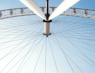 white and black Ferris wheel during day photo