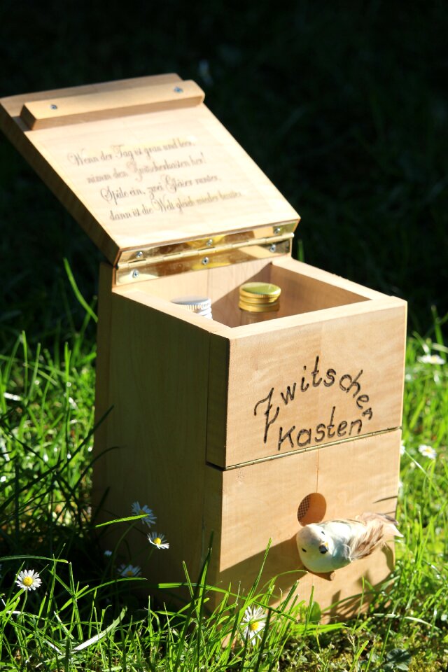 Chirping box aviary wood