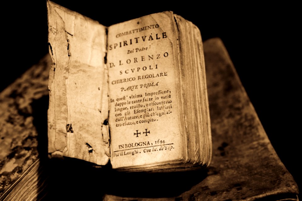 opened Sprivale book
