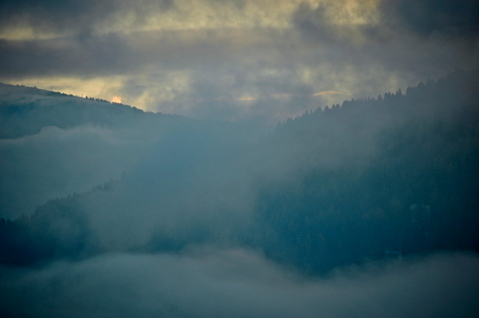 Italy, Val di fiemme, Ski areal