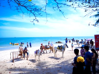 Hua hin beach, Tambon hua hin, Thail photo
