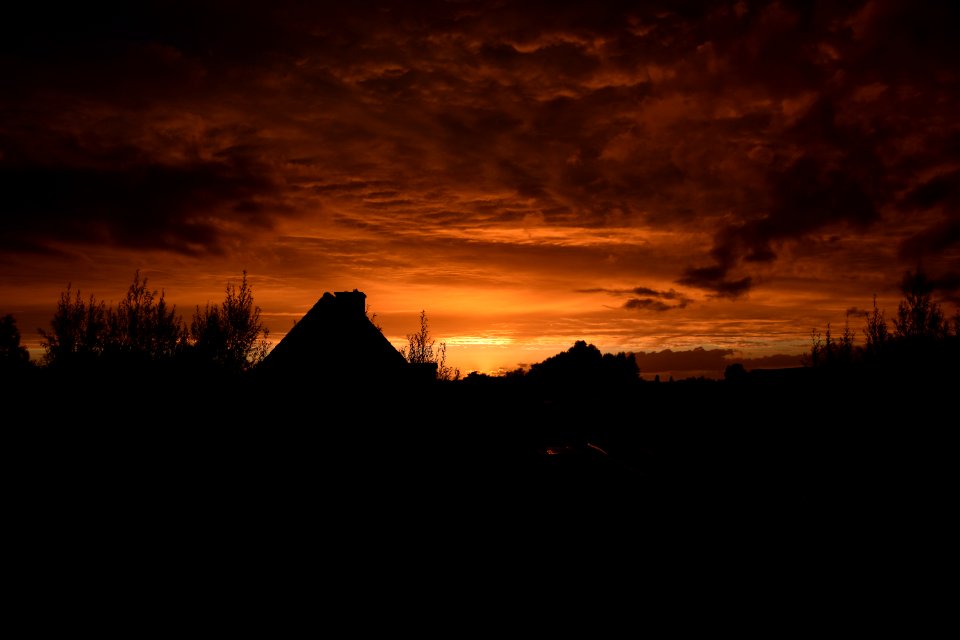 Golden hour, Cloud, Sunset