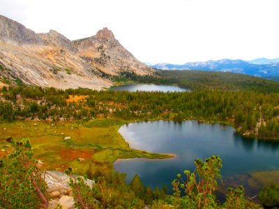 Young lakes, Yosemite, Usa