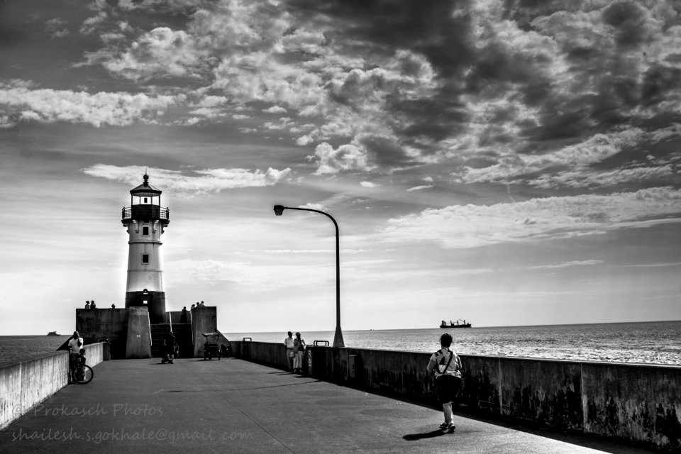 North pier light, Lighthouse, Lake superior