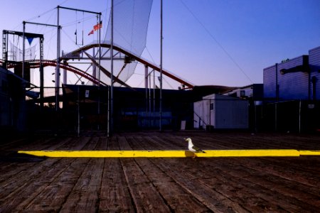 Santa monica, United states, Roller coaster photo