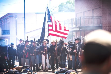 Flag, Civil war photo