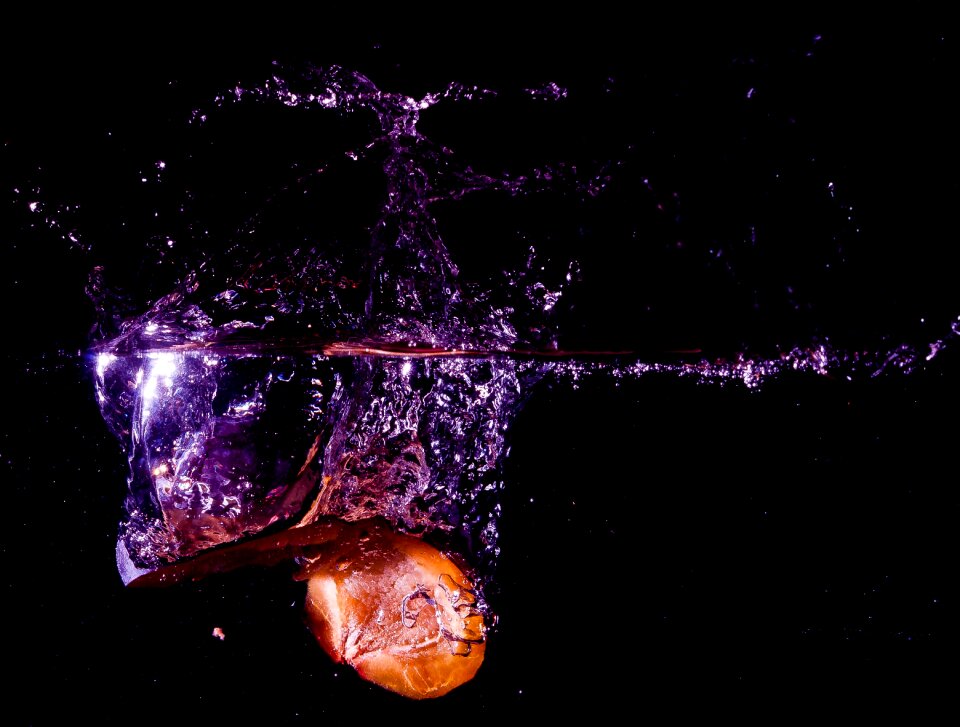 Red fruits wet