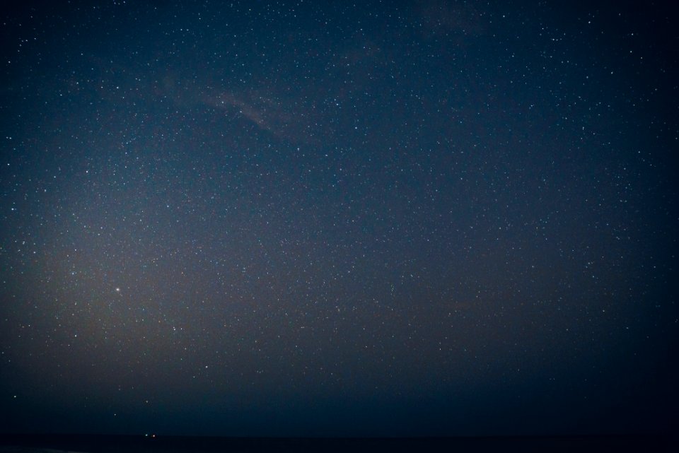 clear sky full of stars