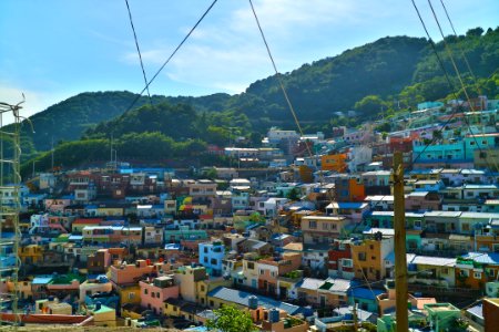 Busan, South korea, Colorful photo