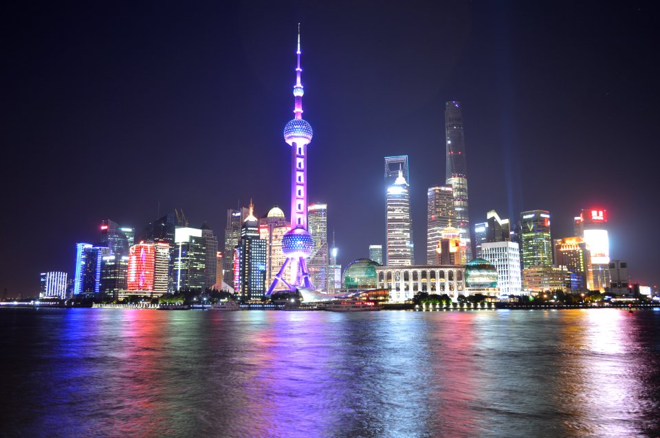 Shanghai, China, Night